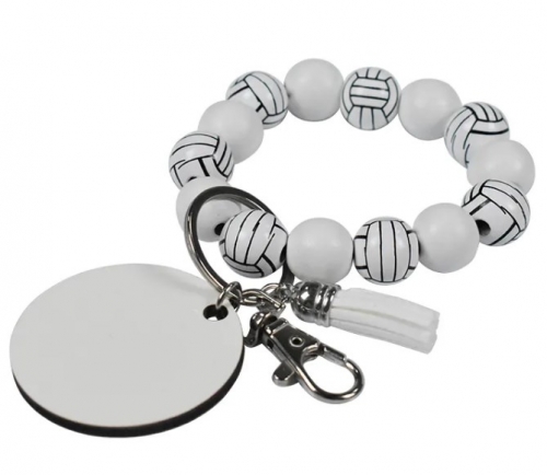 Baseball Bracelet Keychain