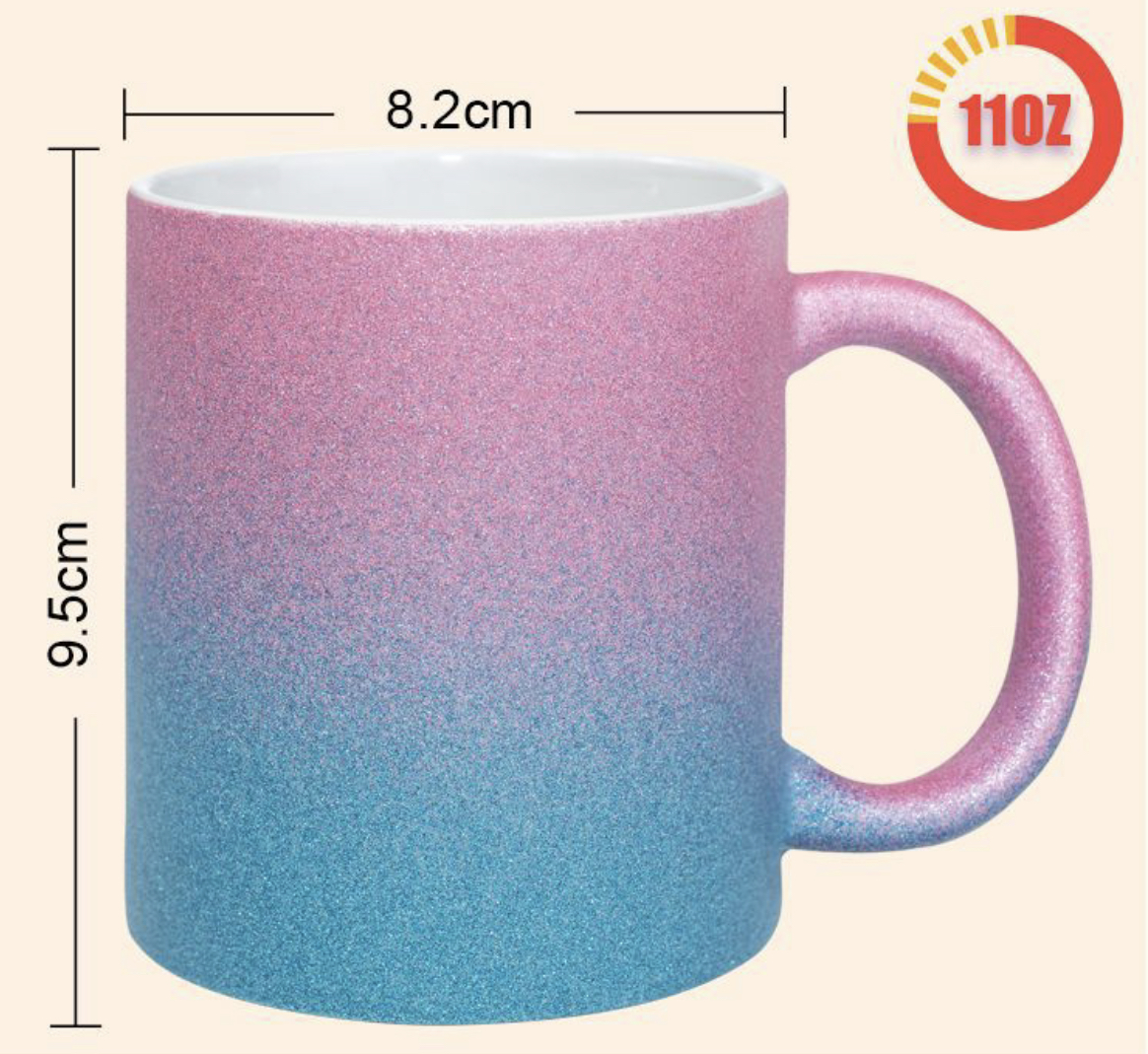 11oz Glitter Mug