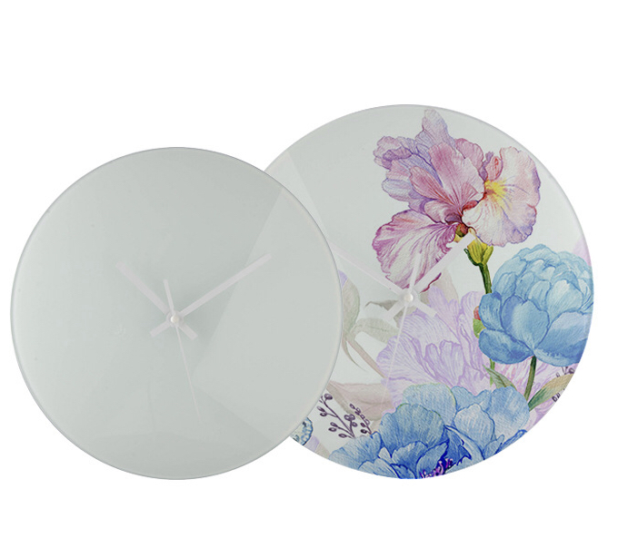 30cm Sublimation Tempered Glass Wall Clock