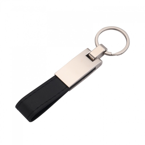 Laser Engraving Leather Keychain