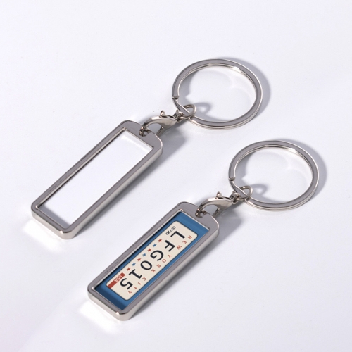 Sublimation License Plate Keychains