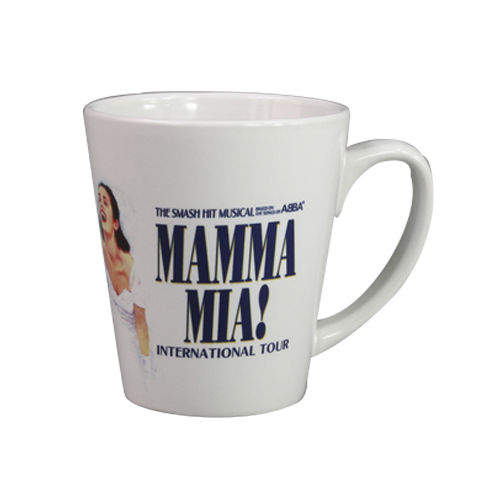 12oz Latte White Mug