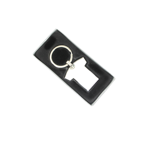 Zirconium Alloy T-Shirt Keychain