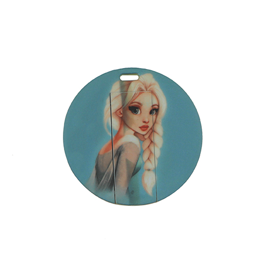 3D Plastic Round USB Flash Drive