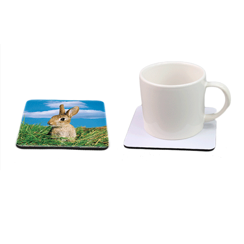 Square Rubber Coaster