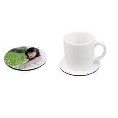 9CM Round Rubber Coaster
