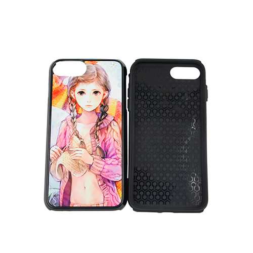 iphone8 plus 2 in 1 TPU+PC Case 