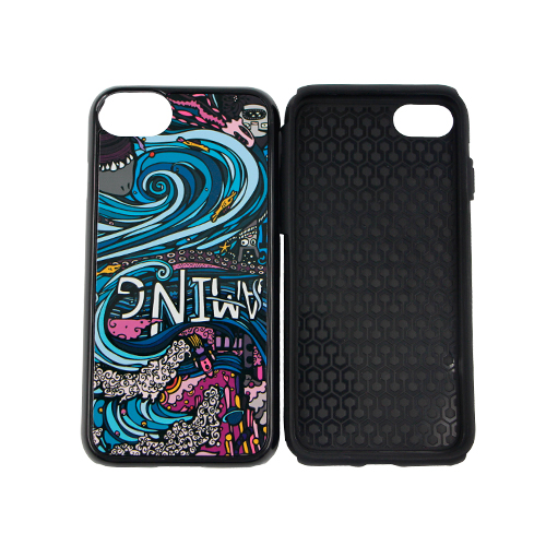 iphone 8 2D 2 in 1 Case 