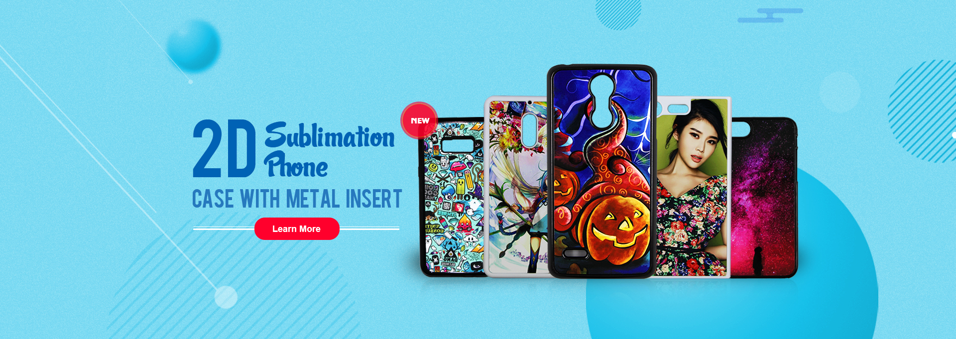 2D Sublimation PC Cell Phone Case