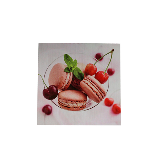 20*15CM Brush Silver Aluminium Plate