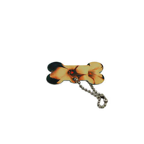 Dog Bone Aluminum Pendant