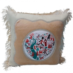 Square Shape European Style Pillow Cover