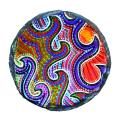 Round Photo Rock Coaster