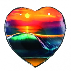 Heart Photo Rock with Hanger