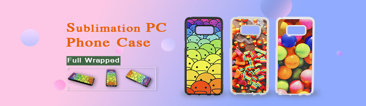 Sublimation Hard PC Full Wrapped Phone Case 
