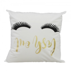 45*45cm Gold Stamping Cushion Cover