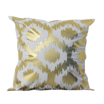 Rhombus 45*45cm Gold Stamping Cushion Cover