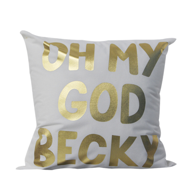 My God 45*45cm Gold Stamping Cushion Cover