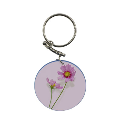 Oval Keychain- Color Edge