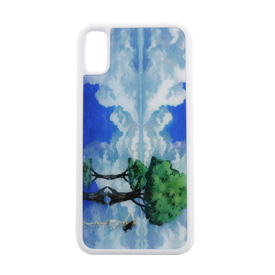 iPhone X UV Phone Case with Square Hole