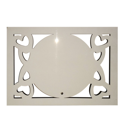 Photo Panel with Hollowed-out Pattern