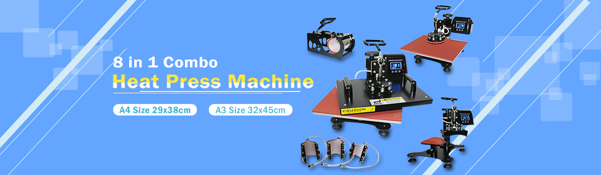 8 in 1 Combo Heat Press Sublimation Machine