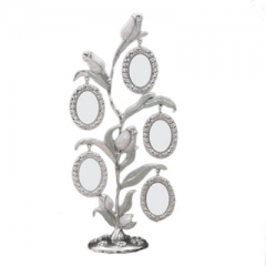 Rose Oval Family Tree Photo Frame