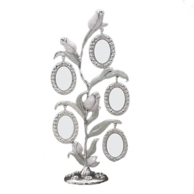 Rose Oval Family Tree Photo Frame