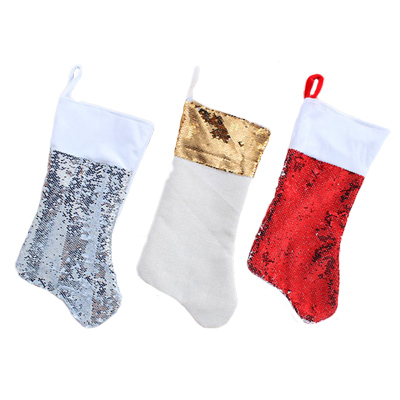 Sequin Christmas Sock