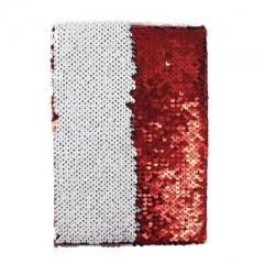 Red Sequin Notebook Big