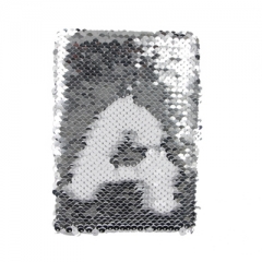 Silver Sequin Notebook small