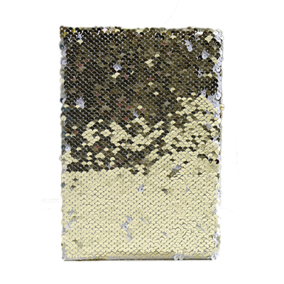 Gold Sequin Notebook Big