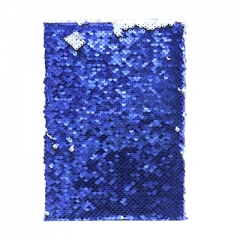 Blue Sequin Notebook Big
