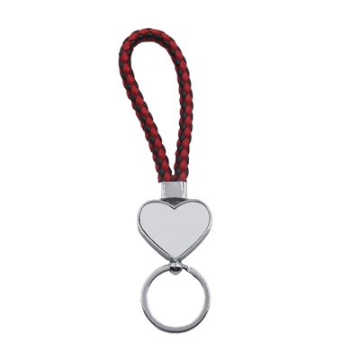 Heart PU Keychain
