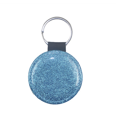 Round PU Keychain