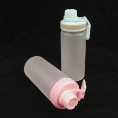 450ml frosted sublimation glass water mug