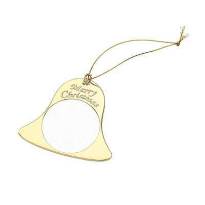 Sublimation Christmas bell ornament pendant
