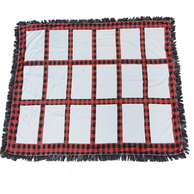 customized printable 18 panel sublimation blanket
