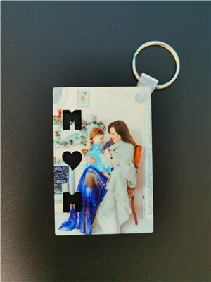 Sublimation blank wood keychain