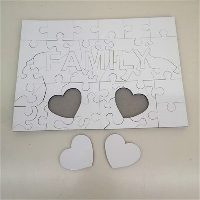 Sublimation MDF photo puzzle