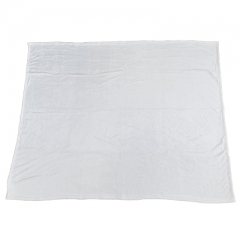 50x60 inches sublimation White  blanket