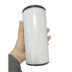 12oz white sublimation photo can mug cooler