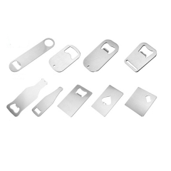 silver sublimation metal bottle opener