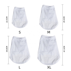 Blank  dog pet  t-shirt clothes tees