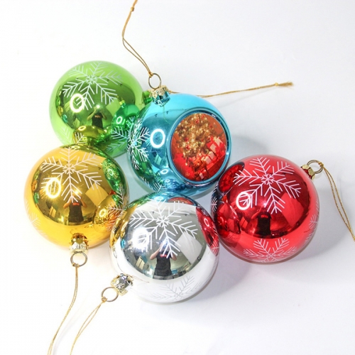 Sublimation Blank Xmas Ball Photo Ornament