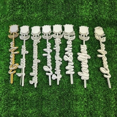 Sublimation Wood MDF Rose Flower Blanks Gifts