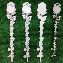 Sublimation Wooden Rose Gift