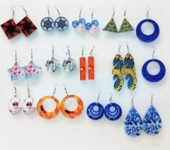 Sublimation clear acrylic  earring