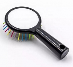 Personalized 2D Sublimation Blank Hair Comb Hairbrush with metal insert