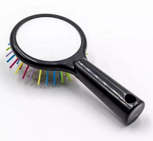 Personalized 2D Sublimation Blank Hair Comb Hairbrush with metal insert